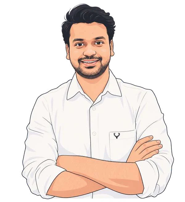 Illustrated portrait of Abhishek Agarwal